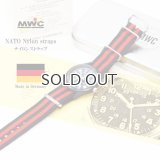 MWC NATO Nylon straps ナイロンストラップ 18mm JBレッド 