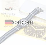 MWC NATO Nylon straps ナイロンストラップ 18mm JBグレイ 