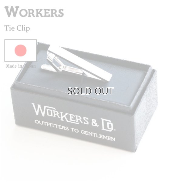 画像1: WORKERS ワーカーズ Tie Clip タイクリップ ボーダー 