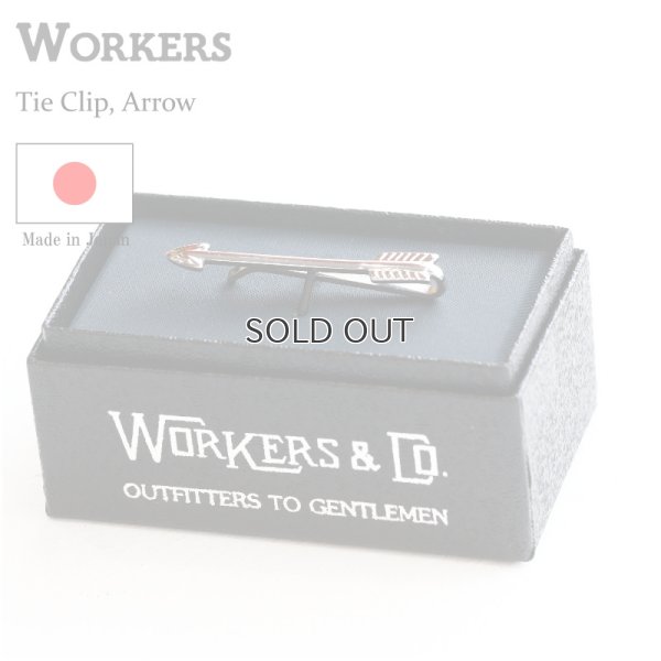 画像1: WORKERS ワーカーズ Tie Clip, Arrow タイクリップ アロー