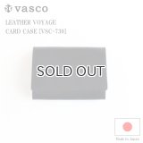 vasco  ヴァスコ  LEATHER VOYAGE CARD CASE  レザーボヤージュカードケース  MARINE 