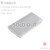 vasco  ヴァスコ  LEATHER VOYAGE ROUND ZIP LONG WALLET  レザーボヤージュラウンドジップロングウォレット  NERO