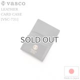 vasco  ヴァスコ  LEATHER CARD CASE  レザーカードケース  Nero 