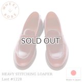 WHEEL ROBE  ウィールローブ  HEAVY STITCHING LOAFER Last #1228  ヘビーステッチングローファー  BURGUNDY 