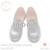 WHEEL ROBE  ウィールローブ  HEAVY STITCHING LOAFER Last #1228  ヘビーステッチングローファー  BLACK 