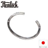 hemlock  ヘムロック  Forged bangle -silver  シルバーバングル 