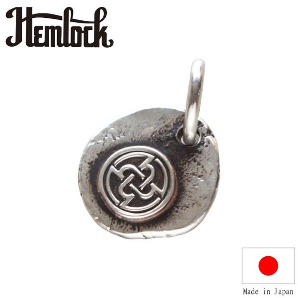 画像1: hemlock  ヘムロック  H circle logo metal  ロゴ メタル トップ  