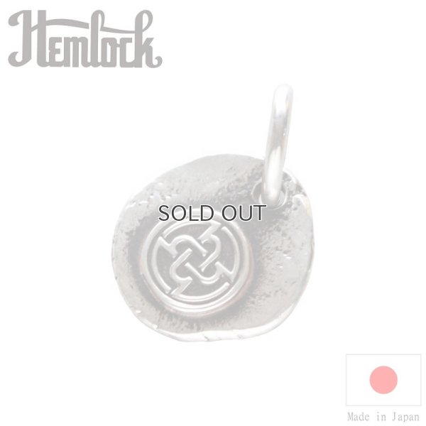 画像1: hemlock  ヘムロック  H circle logo metal  ロゴ メタル トップ  