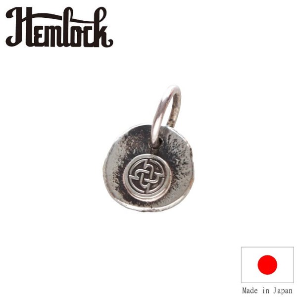 画像1: hemlock  ヘムロック  H circle logo metal Small  ロゴ メタル トップ スモール  