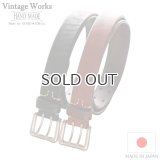 Vintage Works  ヴィンテージワークス  Leather belt 7Hole  レザーベルト 7ホール  