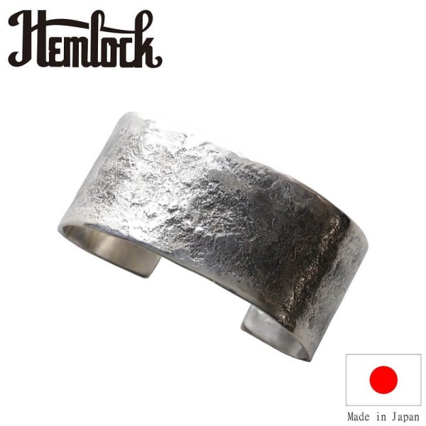 画像1: hemlock  ヘムロック  Board bangle -silver  ボードバングル シルバー 