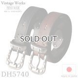 Vintage Works  ヴィンテージワークス  Leather belt 5Hole  レザーベルト 5ホール  