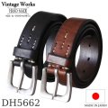 Vintage Works  ヴィンテージワークス  Leather belt 7Hole  レザーベルト 7ホール  