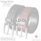 Vintage Works  ヴィンテージワークス  Leather belt 7Hole  レザーベルト 7ホール  