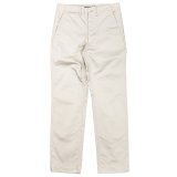 【1月納品予定】 WORKERS  ワーカーズ  Officer Trousers Regular Type2, Pearl White Chino 