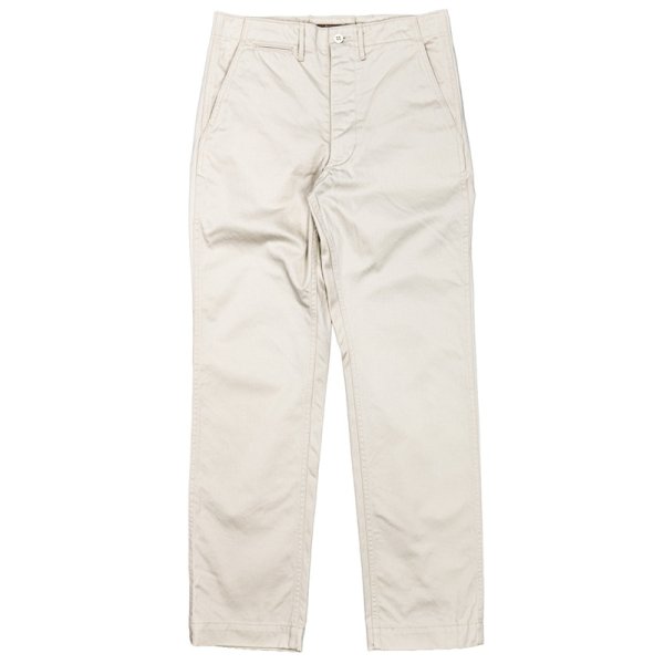 画像1: 【1月納品予定】 WORKERS  ワーカーズ  Officer Trousers Regular Type2, Pearl White Chino 
