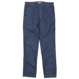 【1月納品予定】 WORKERS  ワーカーズ  Officer Trousers Slim Type2, Indigo Herringbone 
