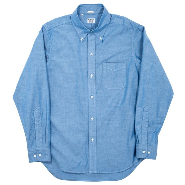 画像1: 【1月納品予定】 WORKERS  ワーカーズ  Modified 6 Button BD, Supima OX, Blue Mykonos 