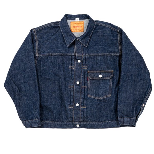画像1: 【2月納品予定】 WORKERS  ワーカーズ  Lot 806XH, T-Back, 14.7 oz, Indigo Raw Denim 