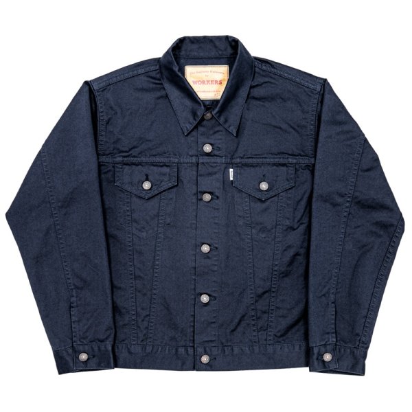画像1: 【2月納品予定】 WORKERS  ワーカーズ  Lot 857, Sanforized, 10 oz, Double Twist Chino,Dark Navy 