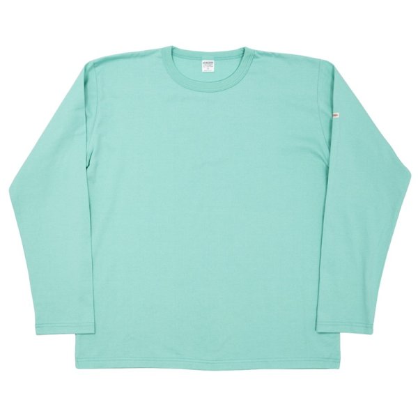 画像1: 【1月納品予定】 WORKERS  ワーカーズ  2 PLY T, Long Sleeve, Fuji Green 