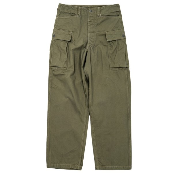 画像1: 【2月納品予定】 WORKERS  ワーカーズ  M43 Trousers Mod, OD Herringbone 