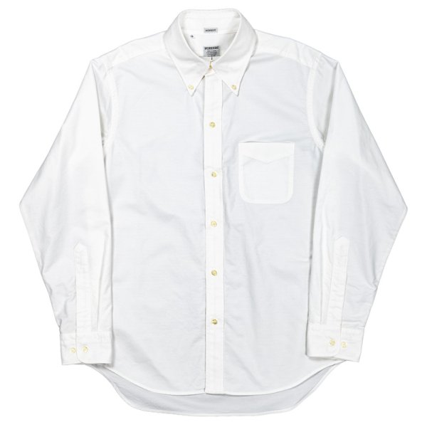 画像1: 【1月納品予定】 WORKERS  ワーカーズ  Modified 6 Button BD, Supima OX, White 