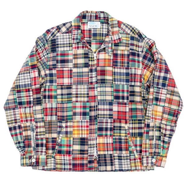 画像1: 【2月納品予定】 WORKERS  ワーカーズ  Swing Top, Patchwork Madras 