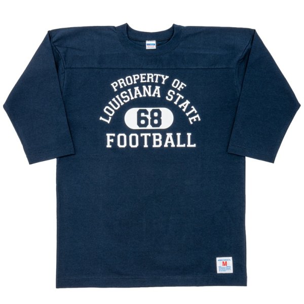 画像1: 【3月納品予定】 WORKERS  ワーカーズ  Football T, LOUISIANA, NAVY 