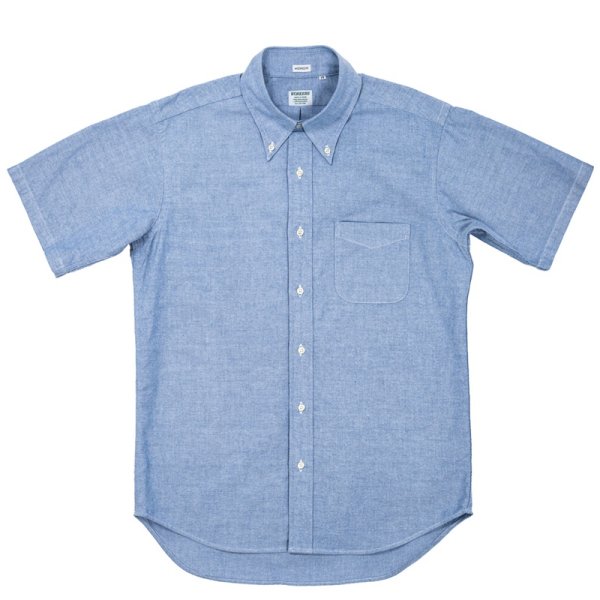 画像1: 【5月納品予定】 WORKERS  ワーカーズ  Modified Short Sleeve BD, OX, Blue 