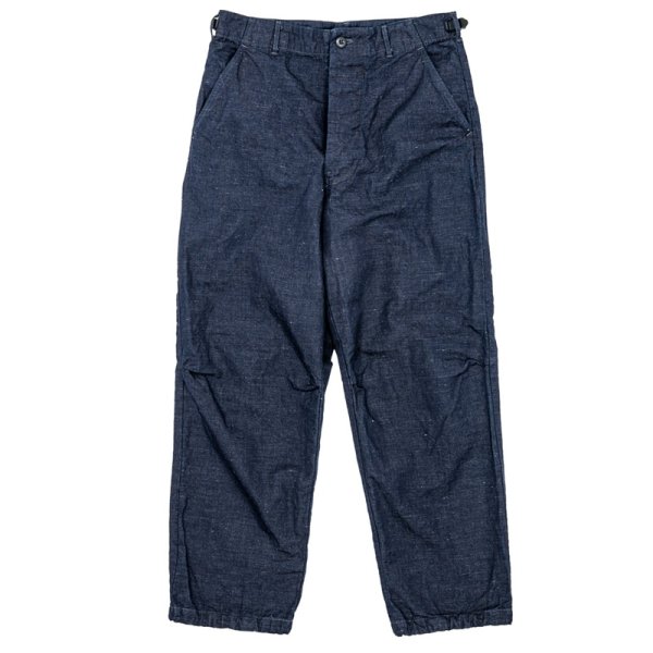 画像1: 【4月納品予定】 WORKERS  ワーカーズ  FWP Trousers, Indigo Cotton Linen 