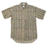 【5月納品予定】 WORKERS  ワーカーズ  Modified Short Sleeve BD, India Block Print, Paisley 