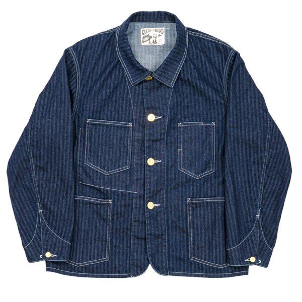 画像1: 【3月納品予定】 WORKERS  ワーカーズ  QUEEN OF THE ROAD Jacket, 10oz Indigo Herringbone 
