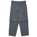 【4月納品予定】 WORKERS  ワーカーズ  FWP Trousers, Black Chambray 