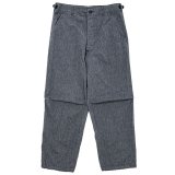 【4月納品予定】 WORKERS  ワーカーズ  FWP Trousers, Black Chambray 