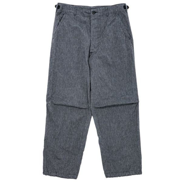 画像1: 【4月納品予定】 WORKERS  ワーカーズ  FWP Trousers, Black Chambray 