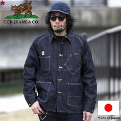 TCB jeans TCBジーンズ TCB BLACK CAT JK DENIM ブラックキャットジャケット カバーオール デニム
