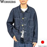 WORKERS  ワーカーズ  QUEEN OF THE ROAD Jacket, 8 oz Indigo Denim 