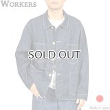 WORKERS  ワーカーズ  QUEEN OF THE ROAD Jacket, 8 oz Indigo Denim 