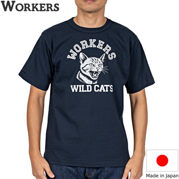画像1: WORKERS  ワーカーズ  WILD CAT T, Navy 