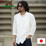 TCB jeans  TCBジーンズ  Detachable Collar Work Shirt  Linen  デタッチャブルカラーワークシャツ リネン 