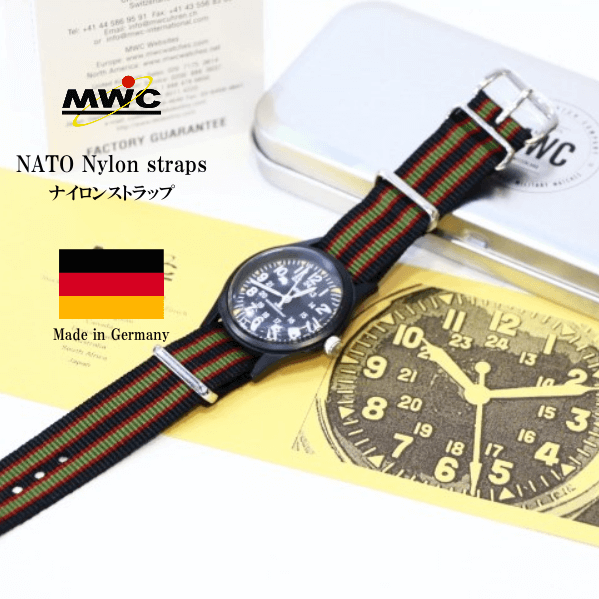 MWC NATO Nylon straps ナイロンストラップ 18mm