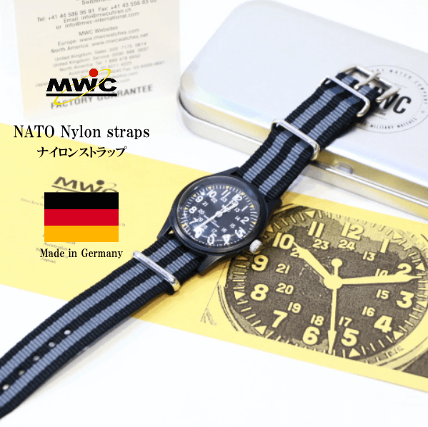 MWC NATO Nylon straps ナイロンストラップ 18mm