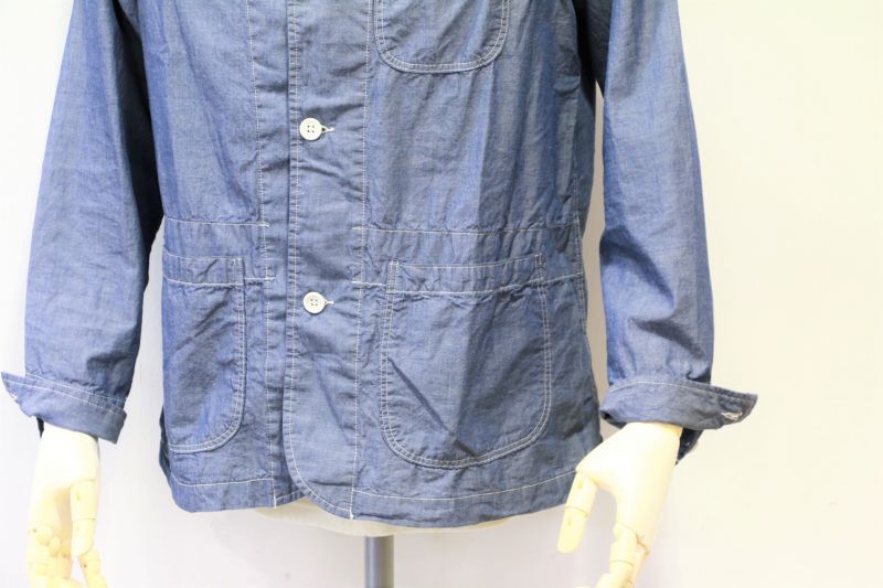 WORKERS ワーカーズ Sack Coat, Lt Chambray サックコート ライトシャンブレー
