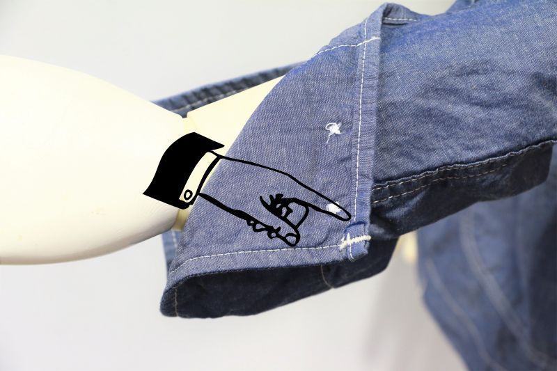 WORKERS ワーカーズ Sack Coat, Lt Chambray サックコート ライトシャンブレー