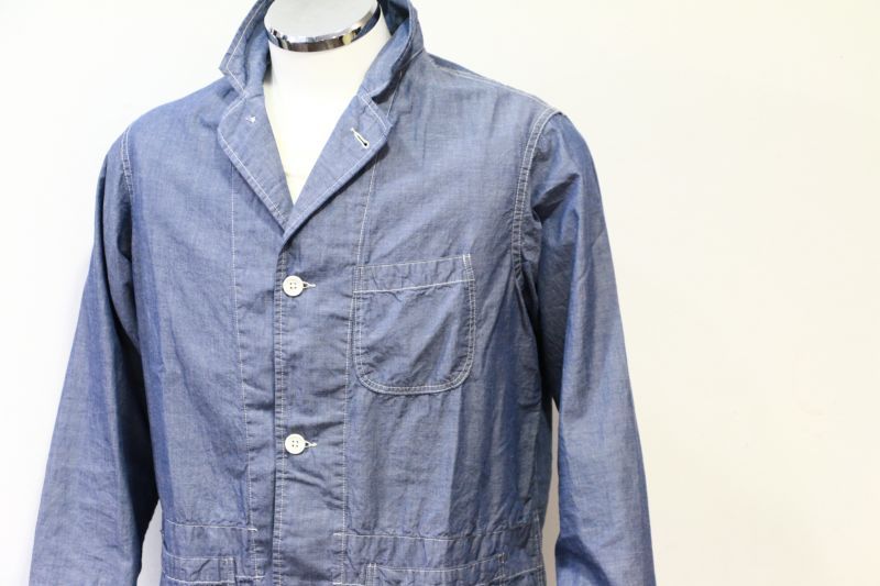 WORKERS ワーカーズ Sack Coat, Lt Chambray サックコート ライトシャンブレー