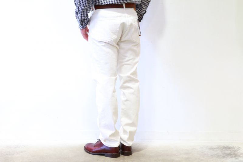 WORKERS ワーカーズ Lot 802,SlimTapered,13.75 Oz White Denim スリムテーパードジーンズ ホワイトデニム