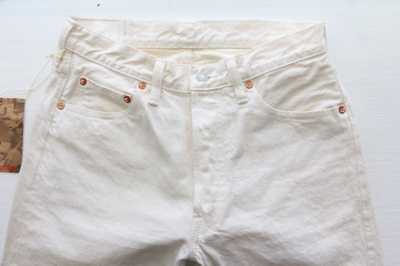 WORKERS ワーカーズ Lot 802,SlimTapered,13.75 Oz White Denim スリムテーパードジーンズ ホワイトデニム