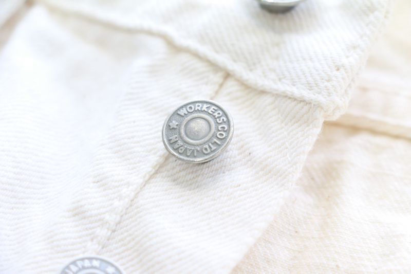 WORKERS ワーカーズ Lot 802,SlimTapered,13.75 Oz White Denim スリムテーパードジーンズ ホワイトデニム