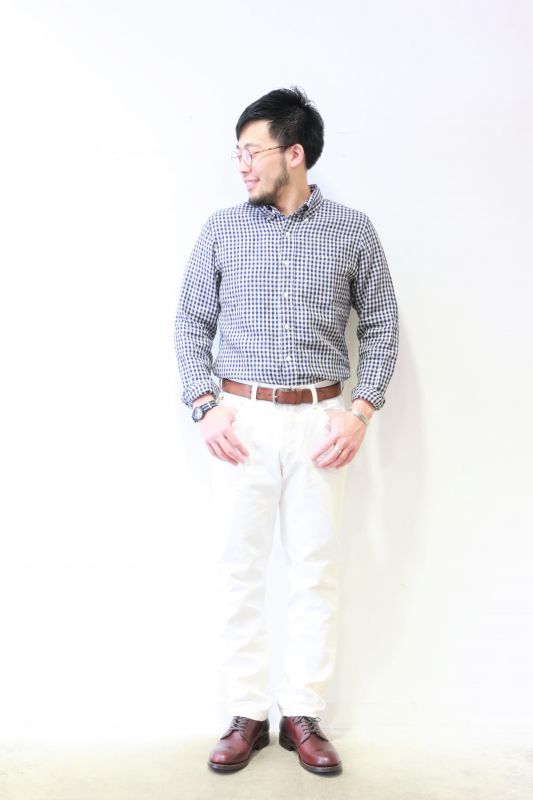 WORKERS ワーカーズ Lot 802,SlimTapered,13.75 Oz White Denim スリムテーパードジーンズ ホワイトデニム